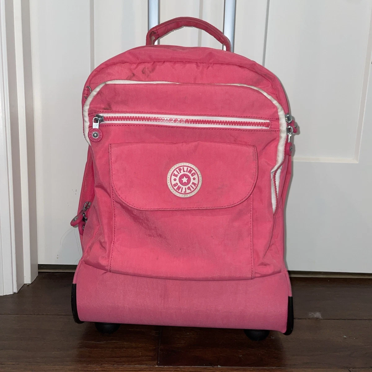 Bolsa De Transporte Reversible Para Muñecas Kinderplay – Rosa/Blanco, Cuna De Viaje Para Muñecas De 30 A 43 Cm