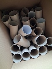 100 Empty Clean Cardboard Tubes Toilet Loo Roll School Gardening Upcycling Craft