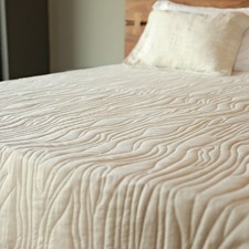 Lightweight Quilts Bedding Set 2 Piece Bedspread Coverlet 1 Pillow Twin Latte