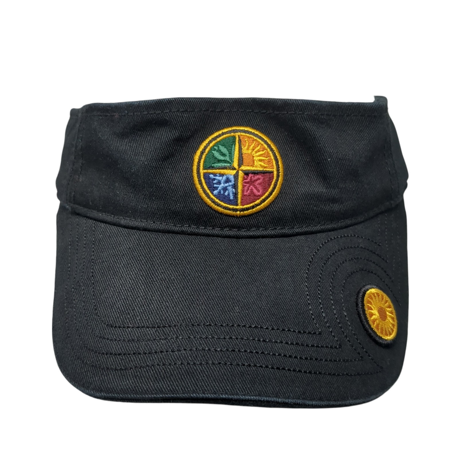 Tamarack Strapback Visor Hat Black One Size Adjus… - image 1