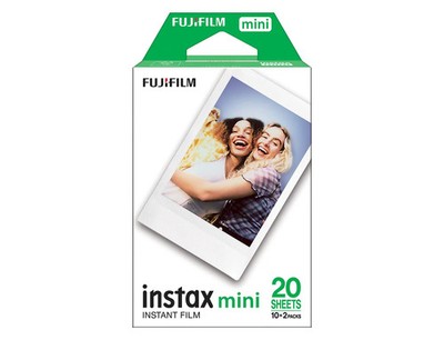 INSTAX Mini Sofortbildfilm White Border, 20 Schuss Pack, passend für alle Mini
