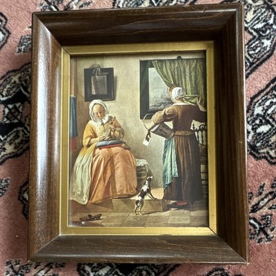 Woman Reading a Letter by the Dutch Golden Age artist Gabriël Metsu-Framed Print