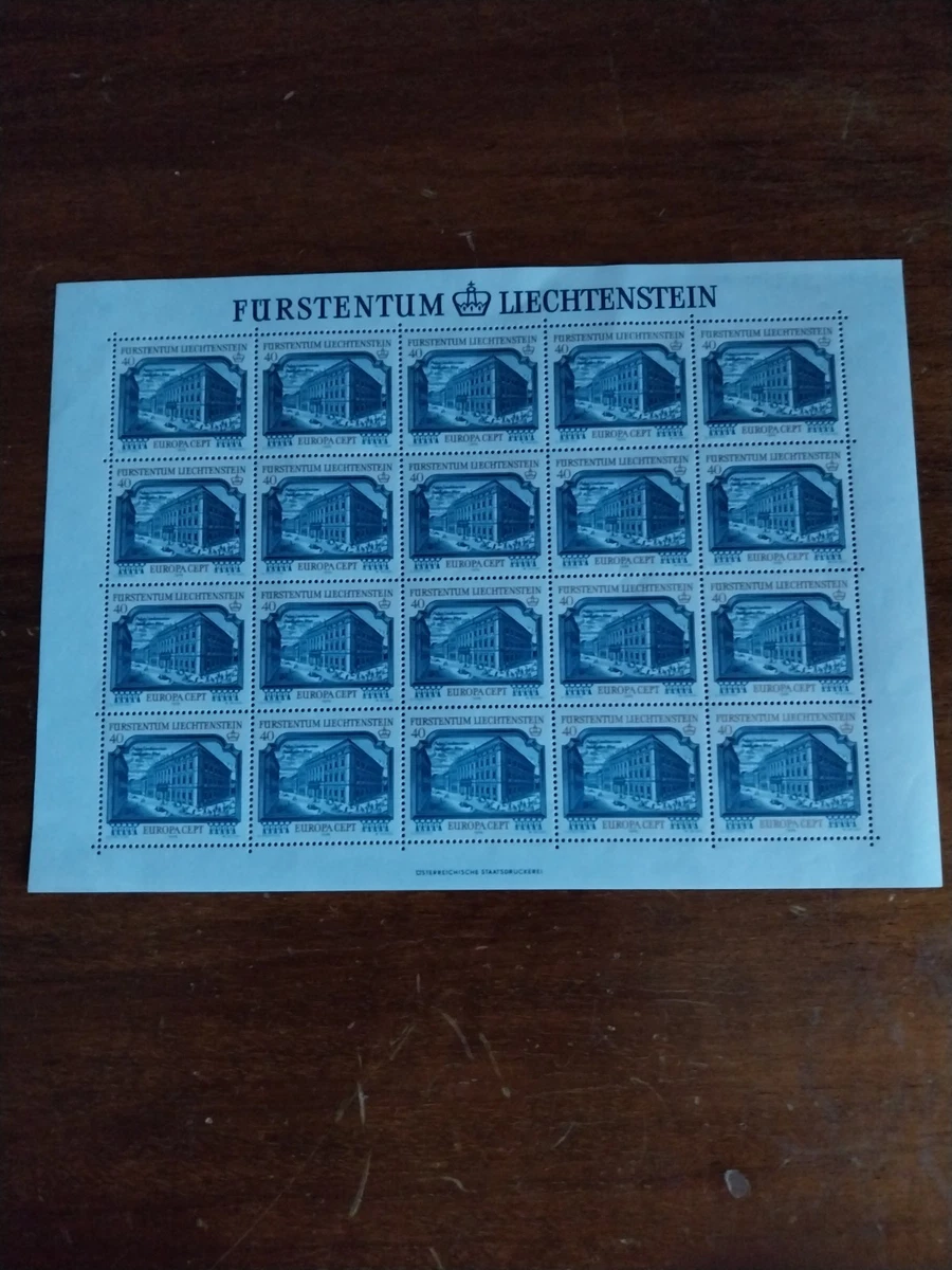 Prophila Collection - Liechtenstein 352 Edizione Completa MNH ** - Francobolli 1956 Esposizione