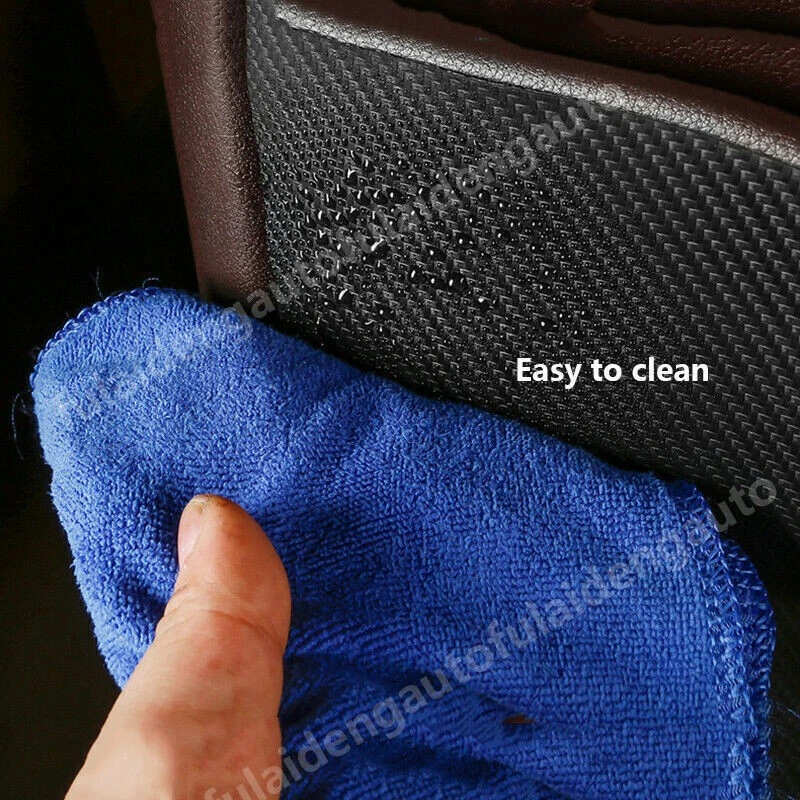 Para Lexus RX350 450H 16-22 Fibra de Carbono PU Puerta Anti Kick Pad Borde Protector Foto 4 de 4