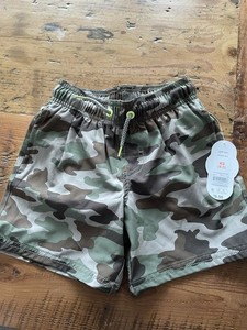 Camo Wonder Nation Boys Swim Suit Size XS 4-5