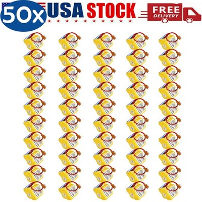   50X BR-2/3AGCT4A 6V PLC Battery For FANUC A98L-0031-0025 CNC System with Plug