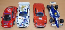 4x Slotcars 1:32   Scalextric  Hornby  Team Slot  Vintage