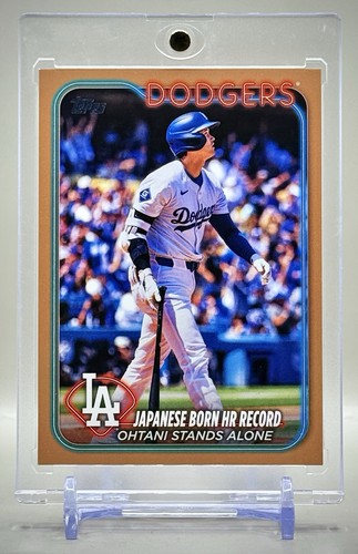 Shohei Ohtani 2024 Topps Update #US123 Japanese HR Record GOLD #/2024 - Dodgers