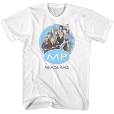 Melrose Place TV Show Logo & Cast Portrait On Stairs Men's T Shirt