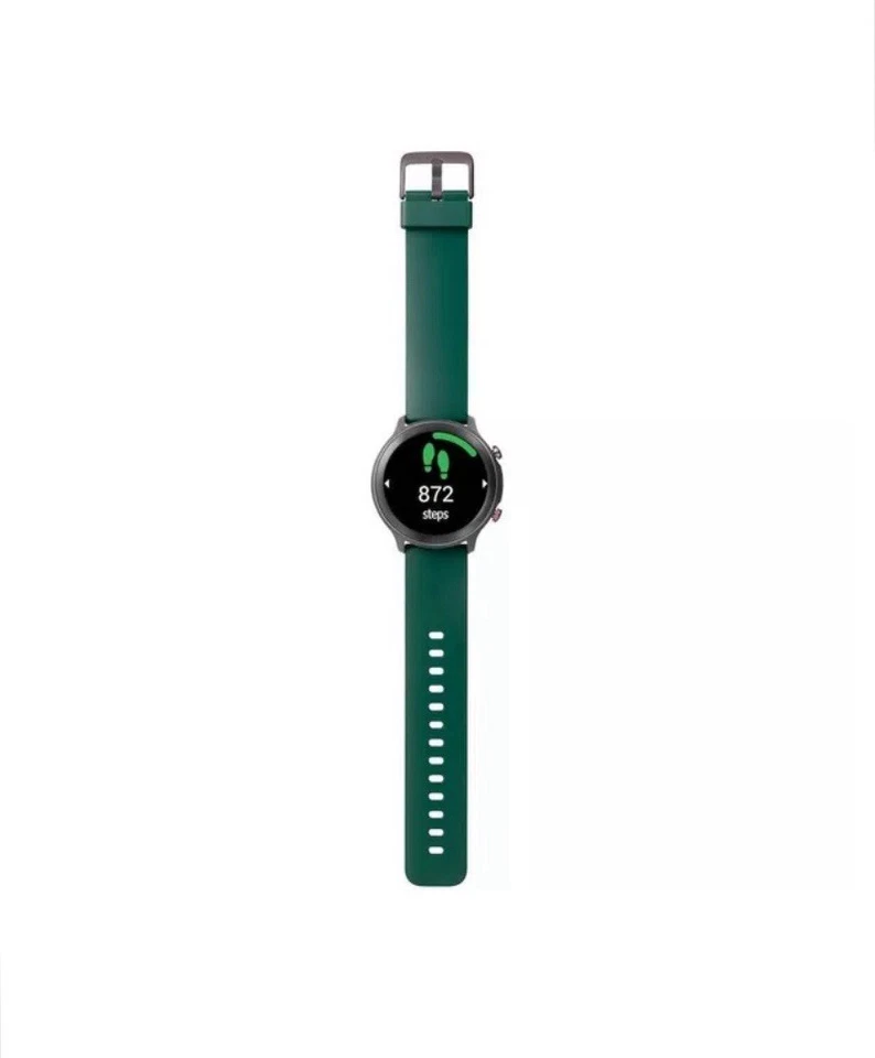 Doro Smart Watch, Seniors, Water Resistant, Pedometer, Heart Rate - Black/Green - Image 3 of 4
