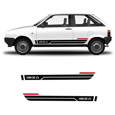 Pegatinas franjas laterales SportLine Seat Ibiza Mk1