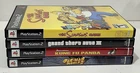 Ps2 Games Lot Of 4 The Simpsons, Pacman World 2, Kung Fu Panda, GrandTheft Auto3