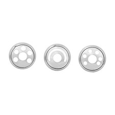 67817 Chrome Plastic Ac Control Knob Cover Set, FL Cascadia 2008