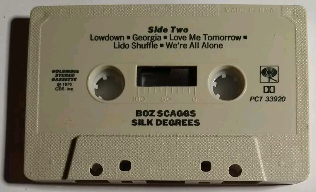 Silk Degrees［カセット］ Silk Degrees by Boz Scaggs (Cassette Tape, 1985) 