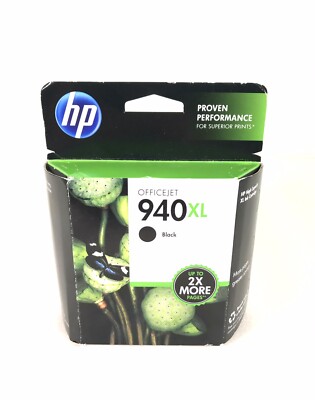 GENUINE HP 940XL Black Ink Cartridge Office Jet Pro 8000,8500,8500A High Cap