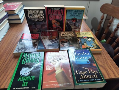 MARTHA GRIMES Lot of 10 Murder Mysteries Paperbacks Books Old Fox Dirty Duck
