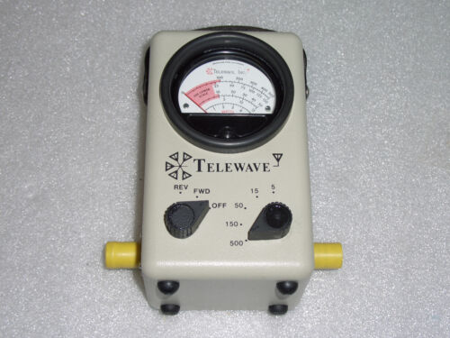 Wattmetre HF Telewave 44A (Bird) - 500w - 1Ghz - Occasion Très Bon Etat - Imagen 1 de 13