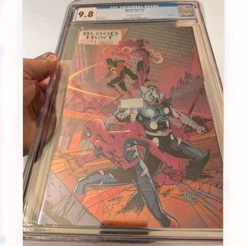 Blood Hunt #1 2024 Marvel Comics 1st Print Javier Fernandez Foil Variant CGC 9.8