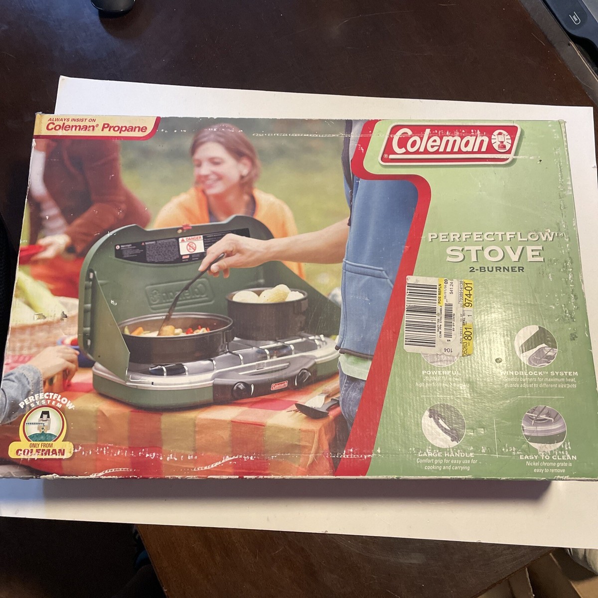 Coleman Perfectflow 2-Burner Stove, 5469-700, NIB Never used