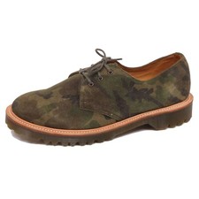 F2212 (NO BOX) scarpa uomo green DR. MARTENS 1461 scarpe camouflage shoe man