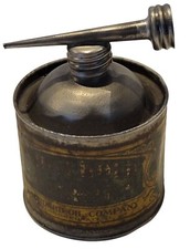 Vintage Standard Oil Company Household Lubricant Can Spout Screw Top Label