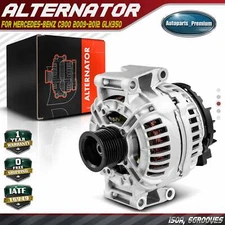 Alternator for Mercedes-Benz C300 2009-2012 GLK350 2010-2012 150 Amp 12 Volt CW