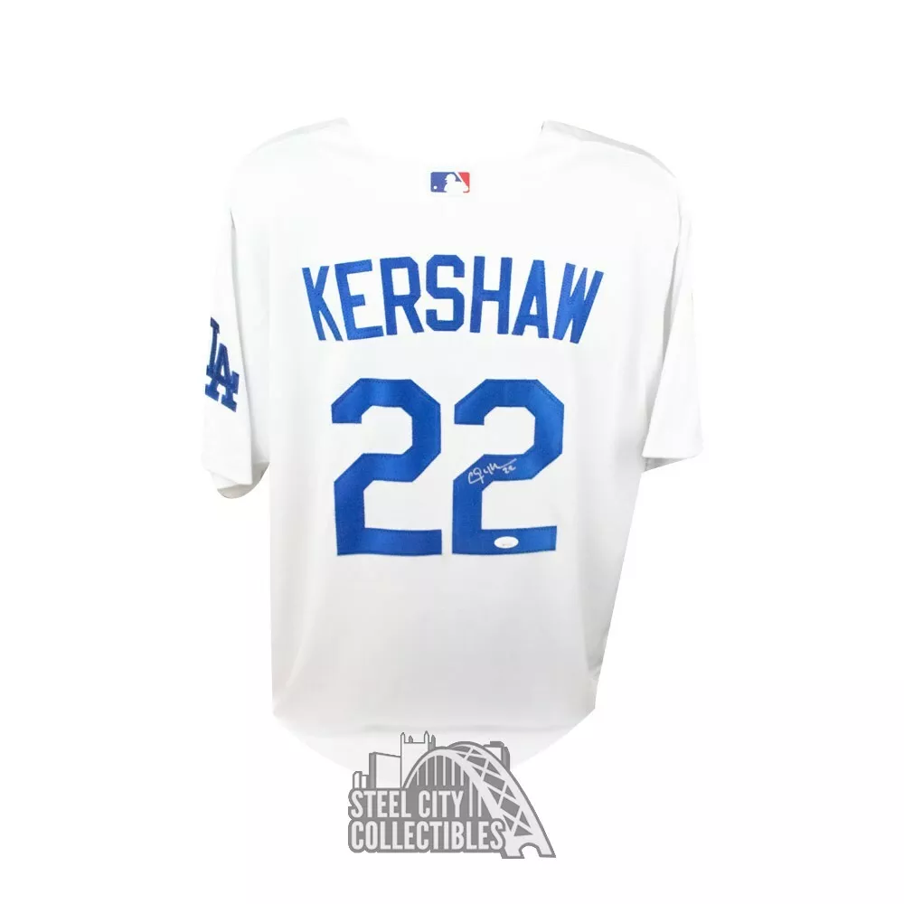 Clayton Kershaw Autographed Los Angeles Dodgers Nike Baseball