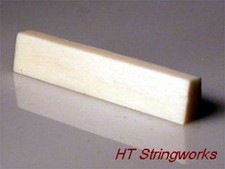 Acoustic Guitar BONE NUT Blank New 2" x 1/4" x 3/8" Free U.S. Shipping