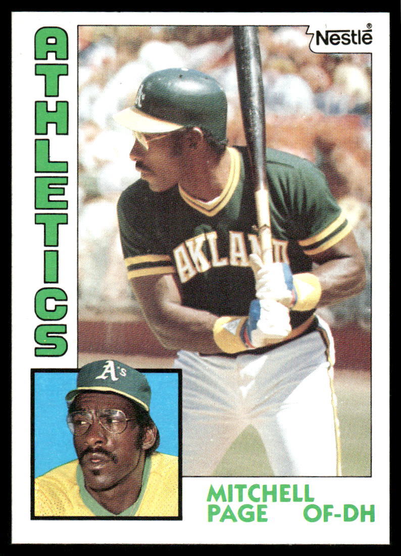 ミッチェルページ 1984 Topps Nestle #414 Mitchell Page - ExMt+ | eBay