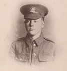 WW1 Mounted Card Photo Soldier Buffs East Kent Regiment Military