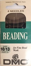 DMC Beading Hand Needles - Size 10/13 4/Pkg