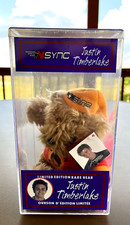 Justin Timberlake NSYNC Rare Bears Red / Orange Singer Actor Ltd Ed NOS NIB