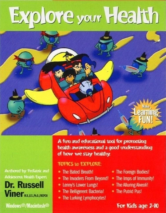 Health for Kids Series: Explore Your Health (CD, 2003) Win/Mac -NEW CD in SLEEVE - Image 2 of 3