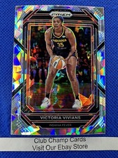 2023 #122 Victoria Vivians WNBA Panini Prizm Basketball Ice Prizm Fever
