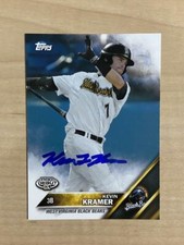 KEVIN KRAMER BLACK BEARS SIGNED AUTOGRAPHED 2016 TOPPS CARD #16 W/COA