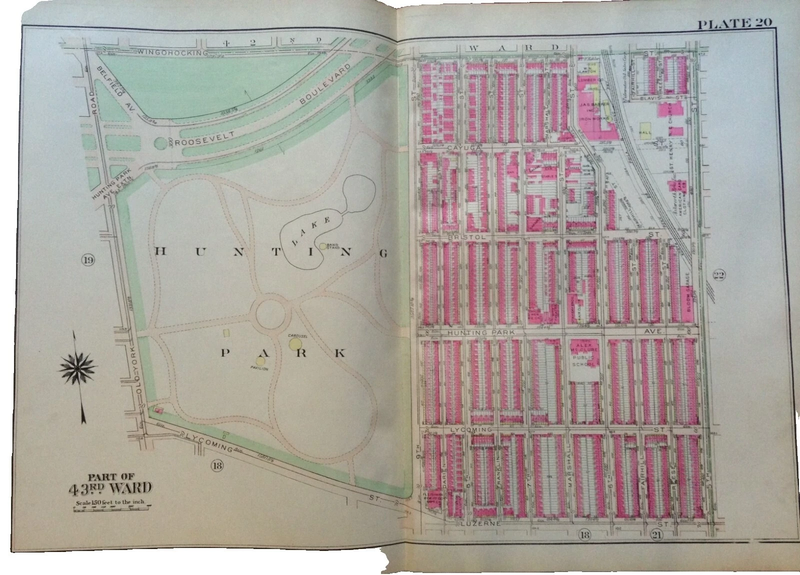 Vintage Reproduction 1920-1929 Date Range Antique Atlas Maps