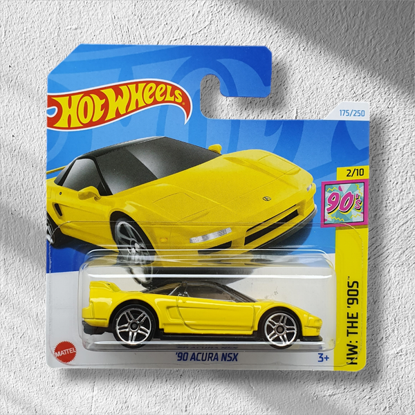 Hot Wheels '90 Acura Nsx 175/250 Hw The '90S 2/10 Mattel Auto Gelb Neu & Ovp-image