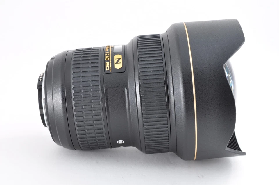 Lente nano Nikon AF-S NIKKOR 14-24 mm f2,8 G SWM ED IF de Japón [Exc+5 con tapa] Foto 3 de 4