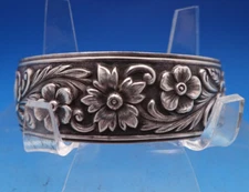 Repousse by Kirk Sterling Silver Bracelet 3" x 2" x 7/8" Jewelry (#8311)