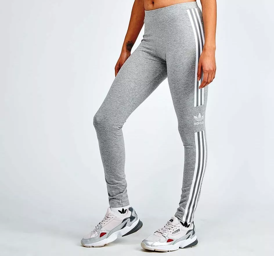 ADIDAS ORIGINALS WOMEN'S 3 STRIPES LEGGINGS BLACK,GREY SIZE 6 8 10 12 14 16  | eBay