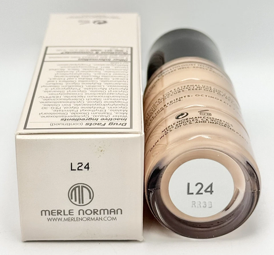 Merle Norman Flawless Effect Liquid Foundation SPF15 - L24 - 1 fl. oz. Full Size - Image 3 of 3