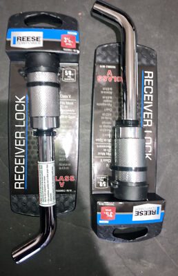 REESE 7033300 Receiver Lock,Bent Pin Lock Type (lot Of 2)