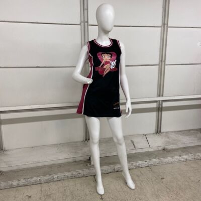 HEADGEAR CLASSICS Betty Boop Jersey Dress Women's Size XL Pink/Black | eBay