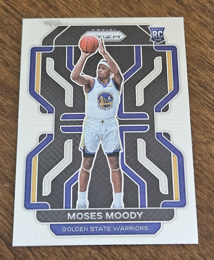 Moses Moody 2021 Panini Prizm #308 RC Basketball Card