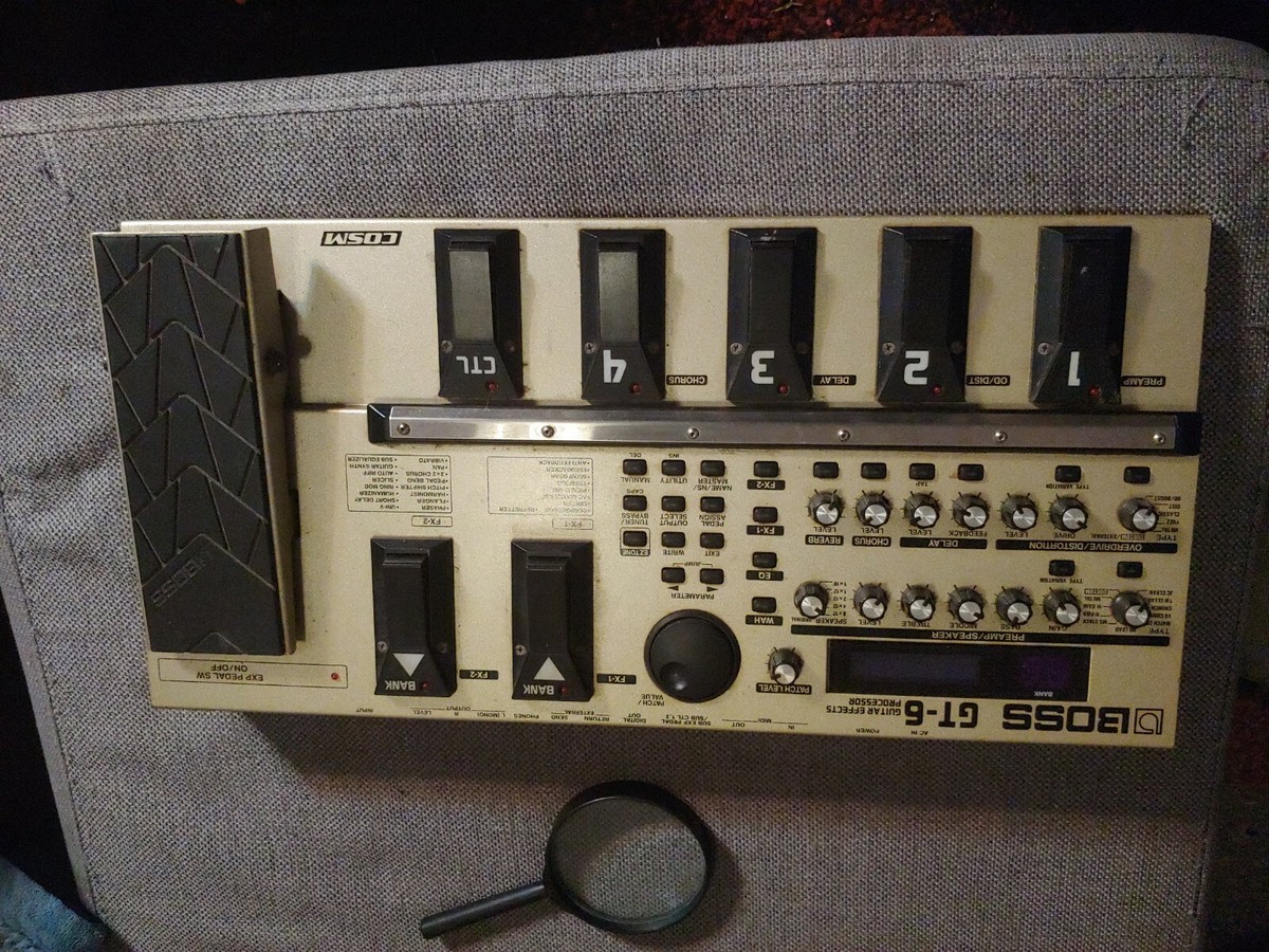 BOSS GT-6 BASS GUITAR-EFFECTS PROCESSOR COSM HS15232 | eBay