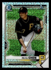 2021 Bowman Chrome #BCP-223 Po-Yu Chen Prospects Mojo Refractor