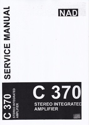 Service Manual-Anleitung für NAD C 370 