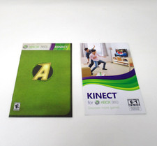 Kinect Adventures Manual Only Xbox 360 Booklet Insert E Rated Microsoft