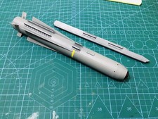 Custom kit 1:10 scale AGM-65 Maverick missile and launcher unpainted