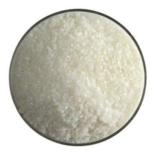 Bullseye Glass Frit Warm White Opal Medium 5oz. Jar 90coe